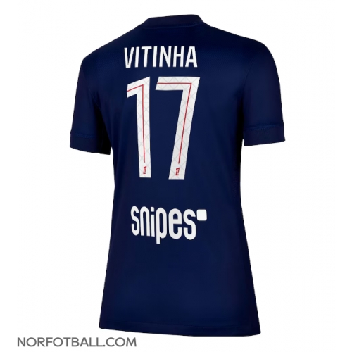 Billige Fotballdrakt Paris Saint-Germain Vitinha #17 Replika Hjemmedrakt Dame 2025-26 Kortermet Billige Fotballdrakt Paris Saint-Germain Vitinha #17 Replika Hjemmedrakt Dame 2025-26 Kortermet